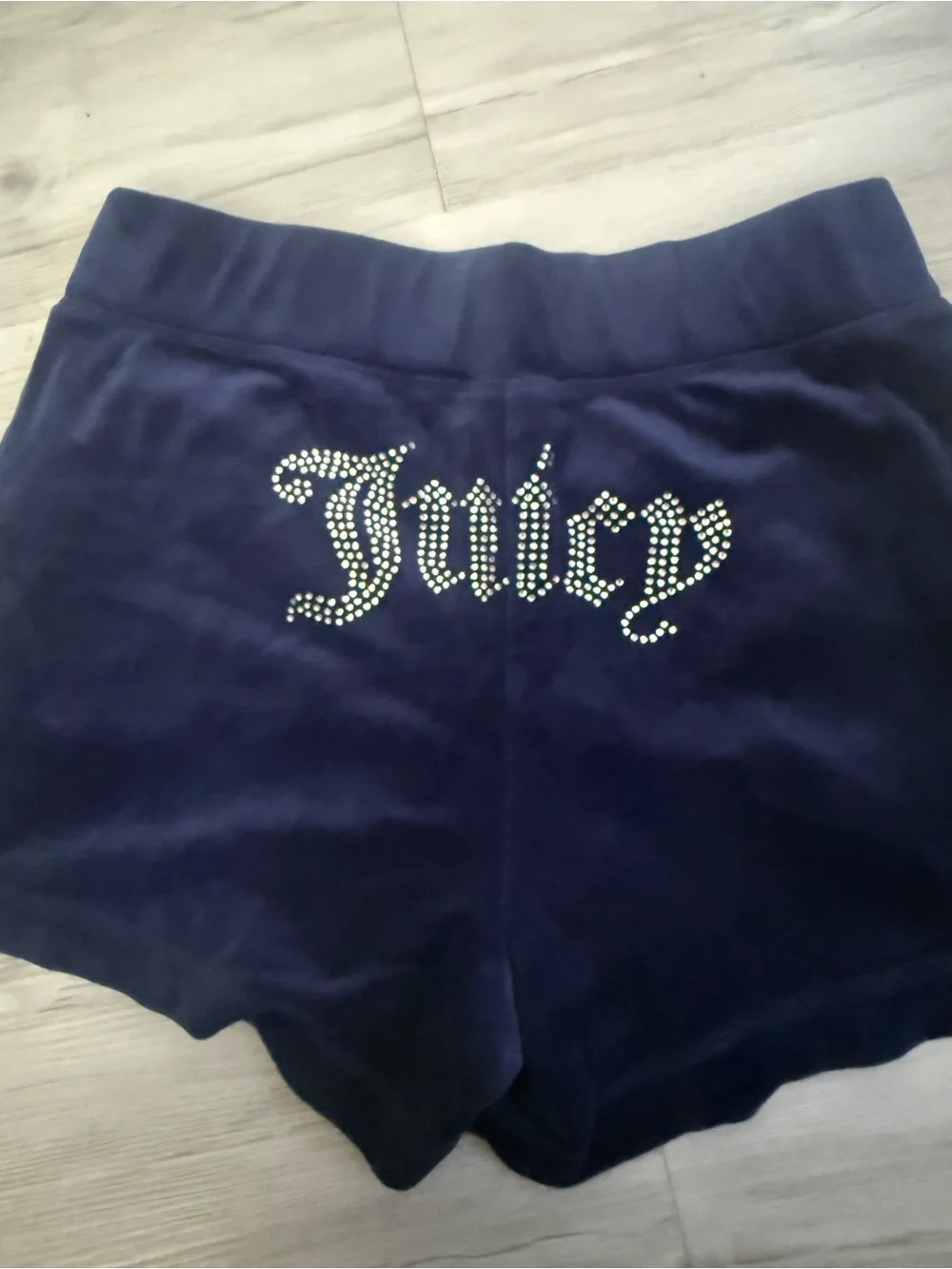 Juicy Couture Navy Blue Hoodie And Shorts - Picture 5 of 5